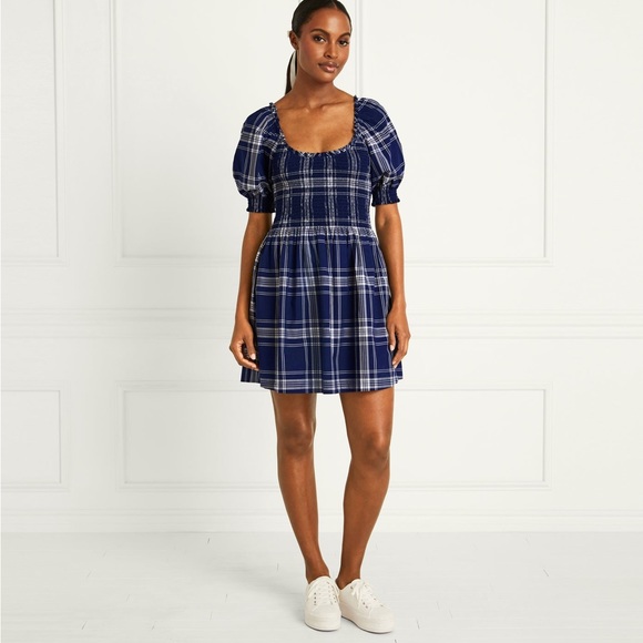 Hill House Dresses & Skirts - Hill House Blue Plaid Dress